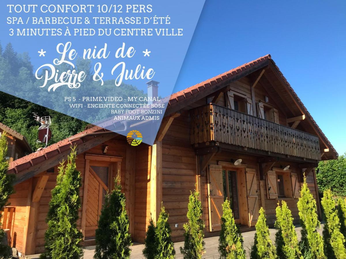 ⁂⁂ Le Nid De Pierre & Julie Cledicihome 2 Pas Du Centre Ville / Spa & Terasse Amenagee ⁂⁂ La Bresse Exteriör bild
